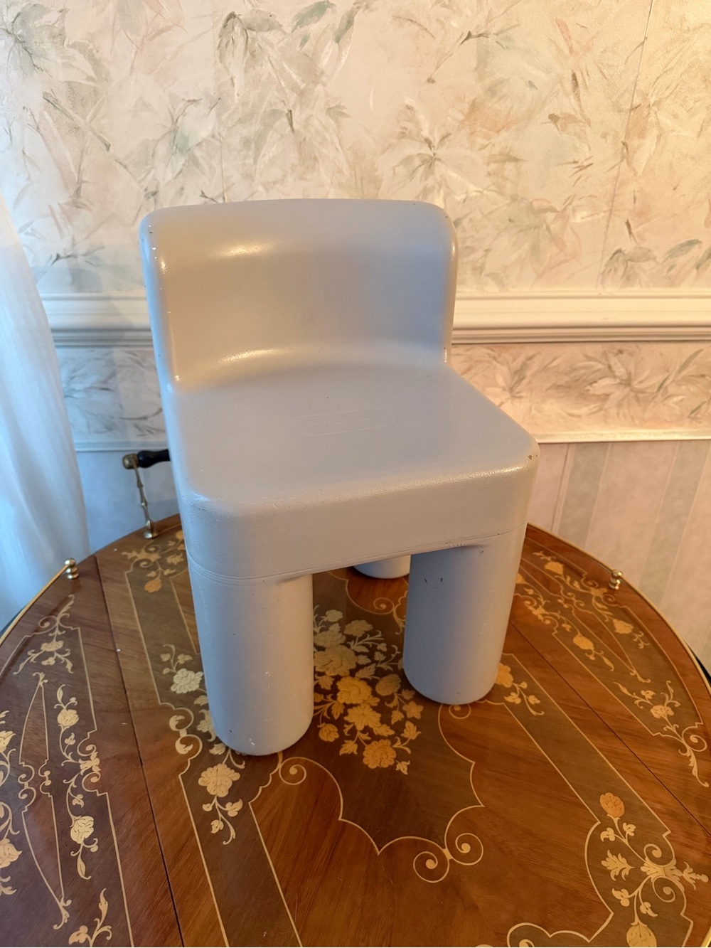 Vintage Little Tikes Chunky Gray Chair Child Size